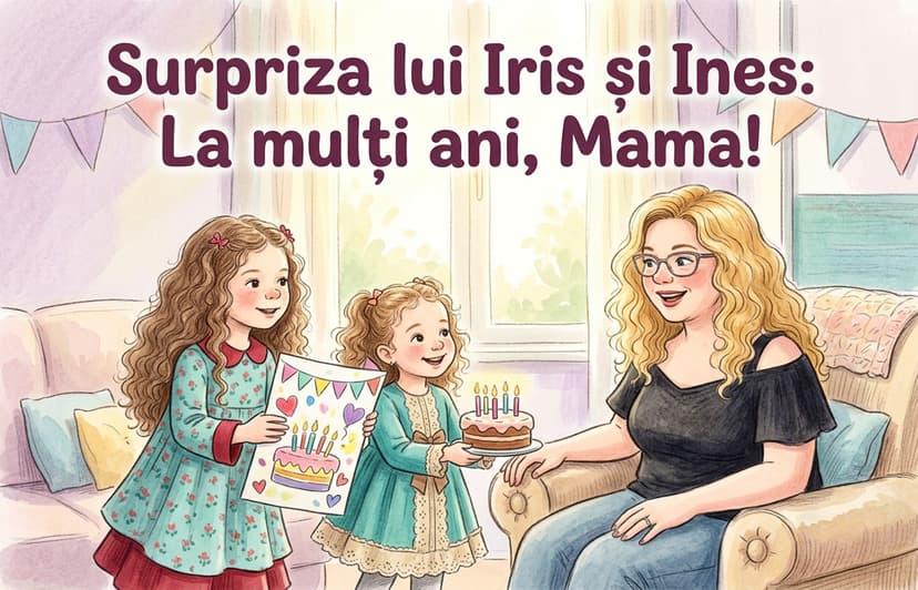 La Surprise d'Iris et Ines : Joyeux Anniversaire, Maman !